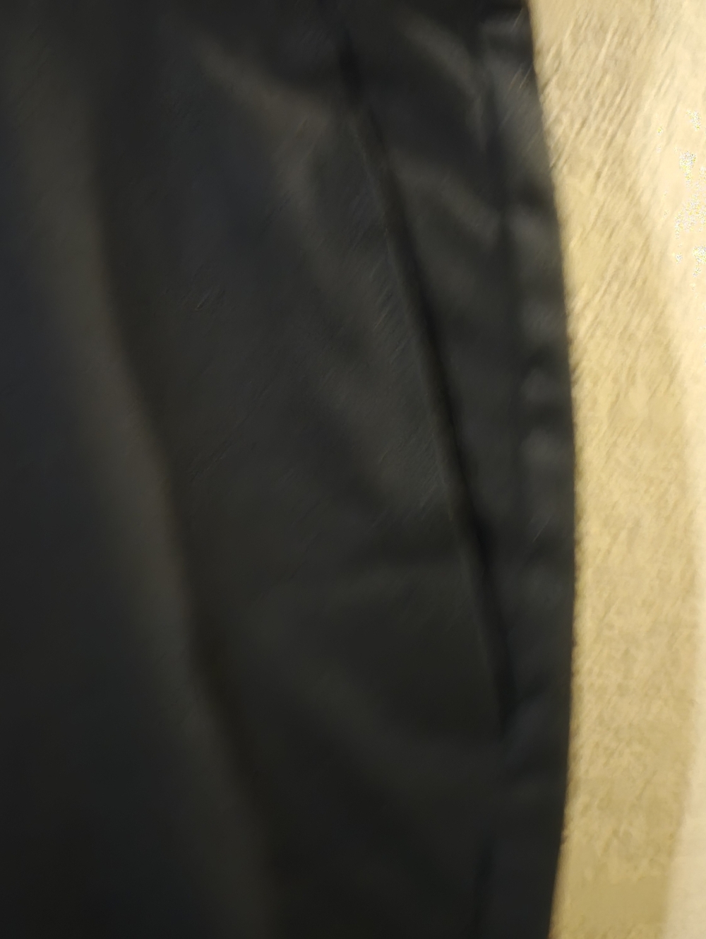 George New Mens Black Premium Khaki Straight Pants 42x30 Wrinkle Resistant - Picture 3 of 8